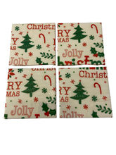 Load image into Gallery viewer, Christmas Ceramic &amp; Decoupage Coasters
