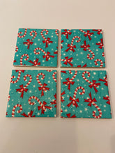 Load image into Gallery viewer, Christmas Ceramic &amp; Decoupage Coasters
