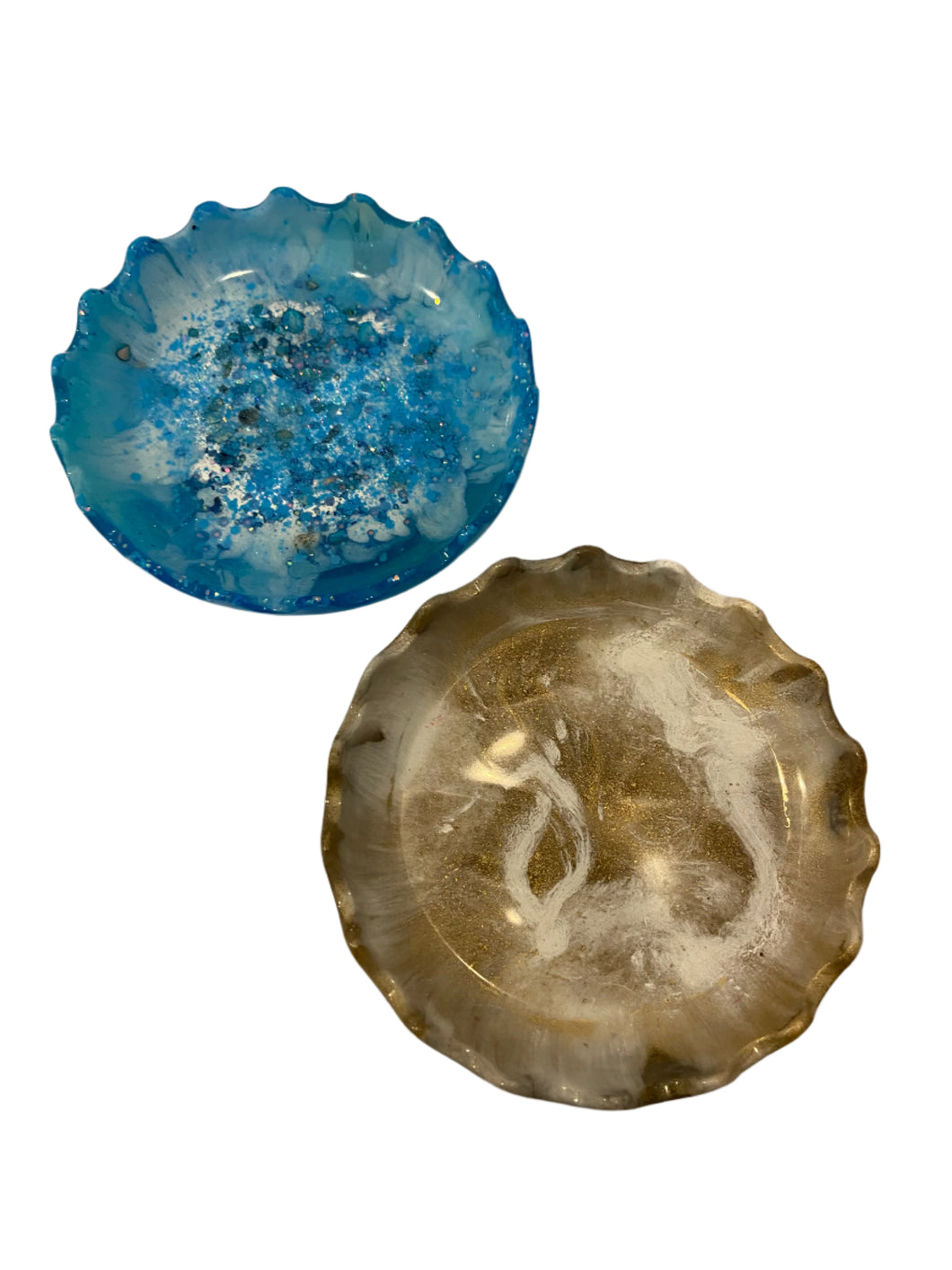 Resin Fluted Dishes
