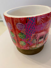 Load image into Gallery viewer, Decoupage Plant Pot
