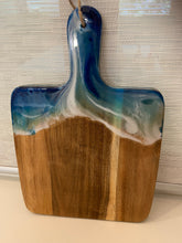 Load image into Gallery viewer, Resin &amp; Acacia Wood Serving Board
