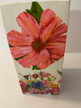 Load image into Gallery viewer, Decoupaged Glass Vase
