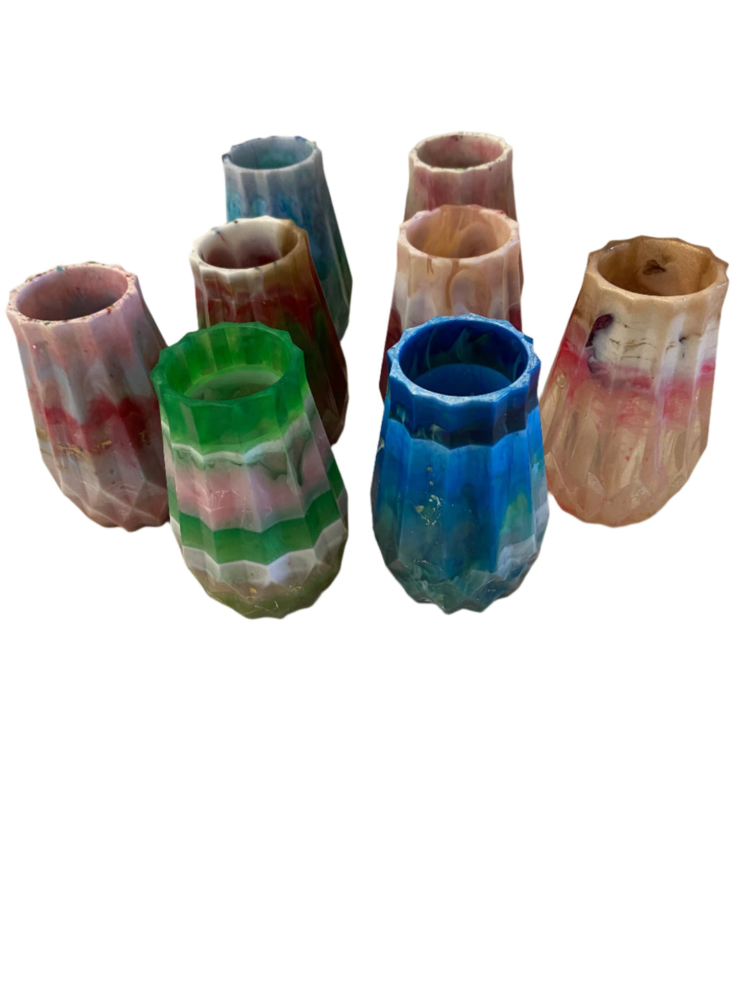Resin Bud Vases