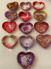 Load image into Gallery viewer, Resin Heart Trinket Dishes
