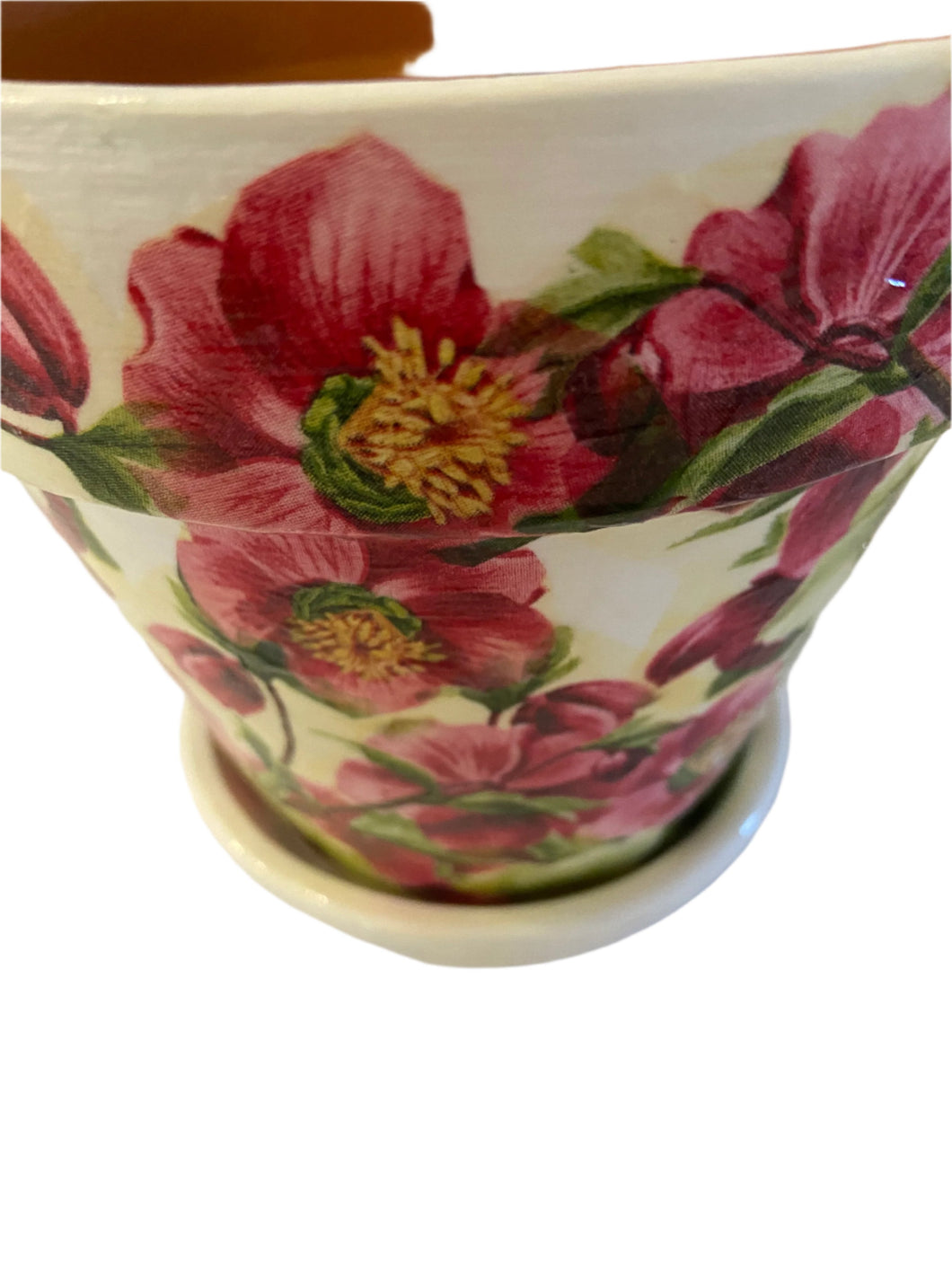 Decoupage Plant Pot