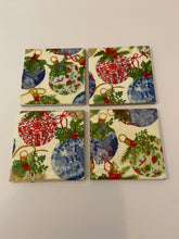 Load image into Gallery viewer, Christmas Ceramic &amp; Decoupage Coasters
