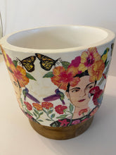 Load image into Gallery viewer, Decoupage Plant Pot
