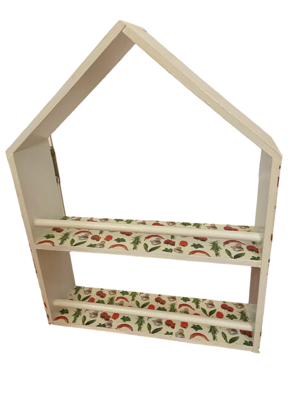 Decoupaged Spice Rack