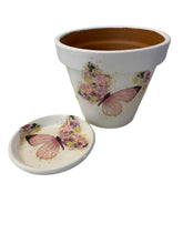Load image into Gallery viewer, Decoupage Plant Pot
