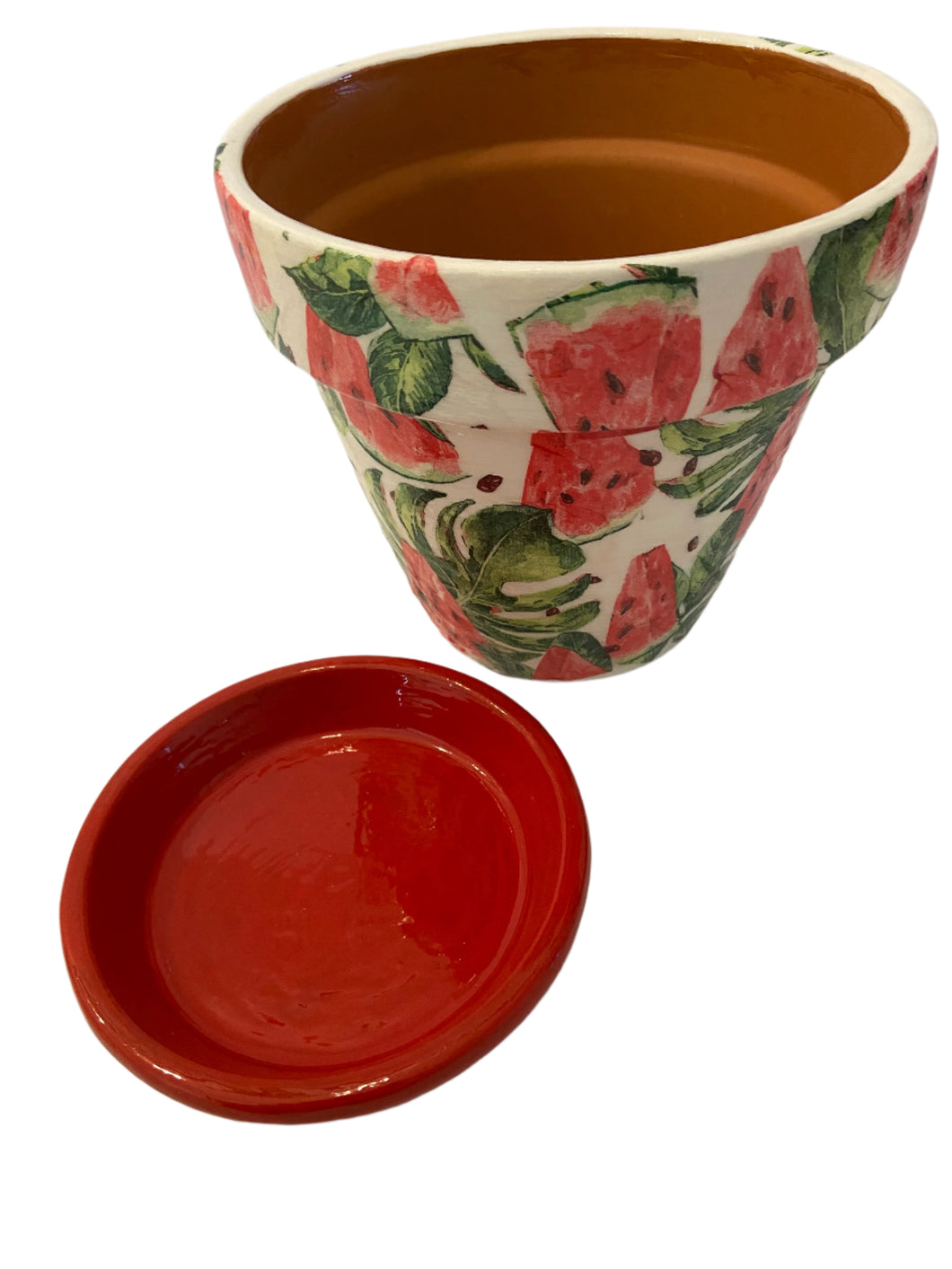 Decoupage Plant Pot