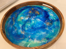 Load image into Gallery viewer, Acacia Wood &amp; Resin Tray
