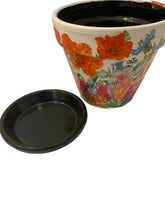 Load image into Gallery viewer, Decoupage Plant Pot
