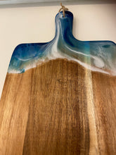 Load image into Gallery viewer, Resin &amp; Acacia Wood Serving Board
