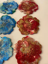 Load image into Gallery viewer, Resin Hibiscus Coasters
