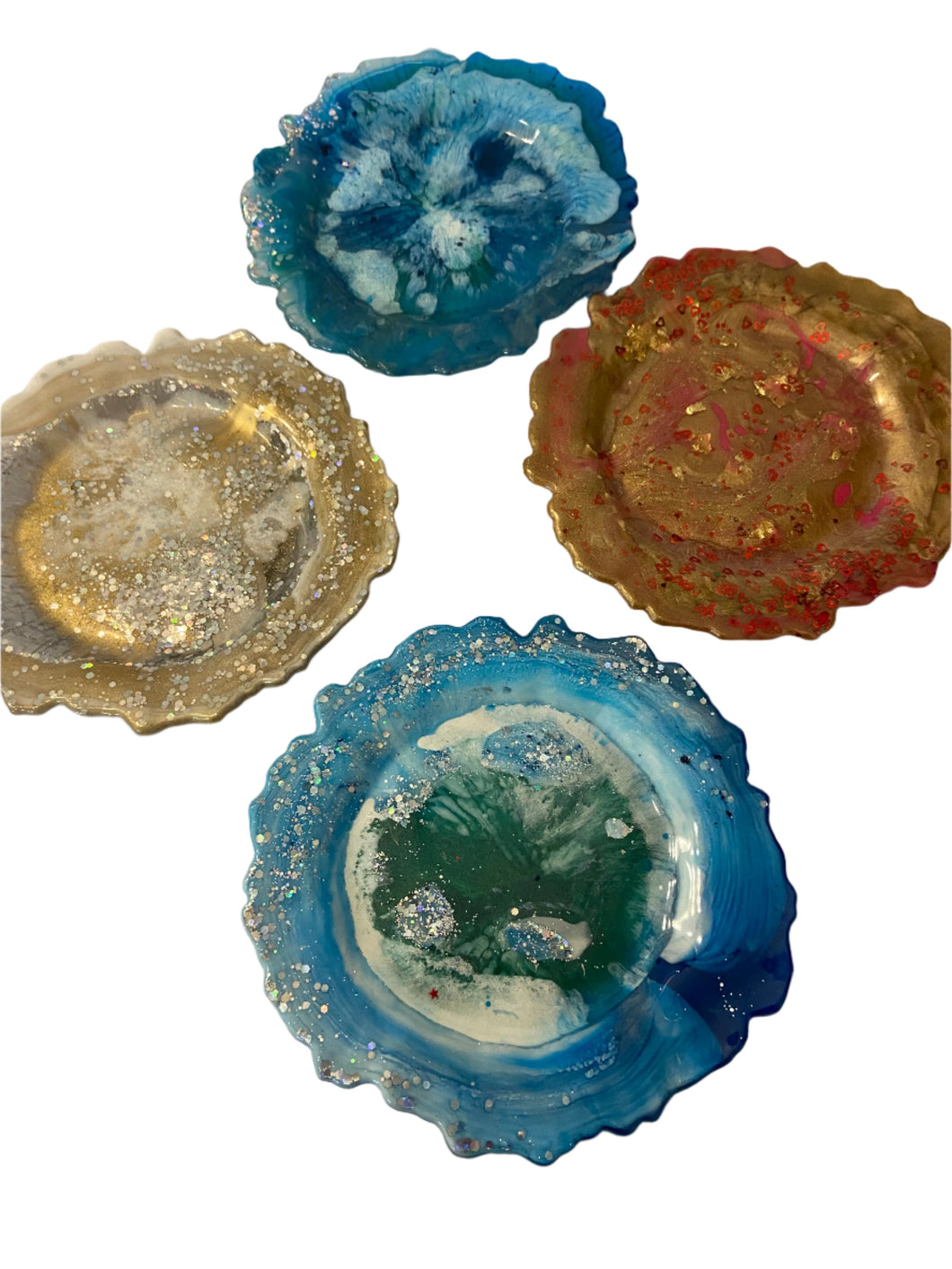 Resin Fluted Dish