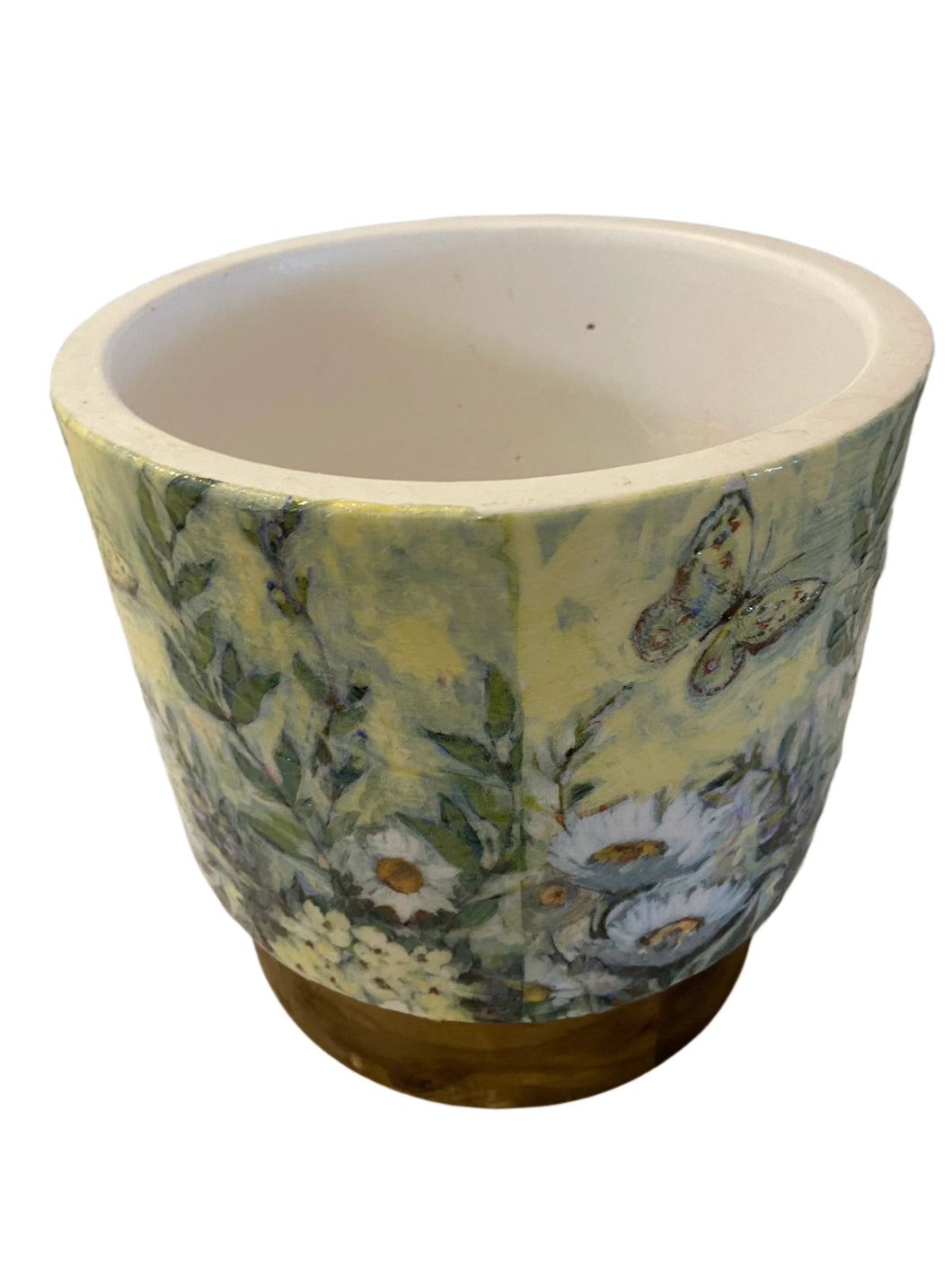 Decoupage Plant Pot