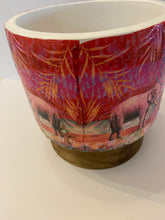 Load image into Gallery viewer, Decoupage Plant Pot
