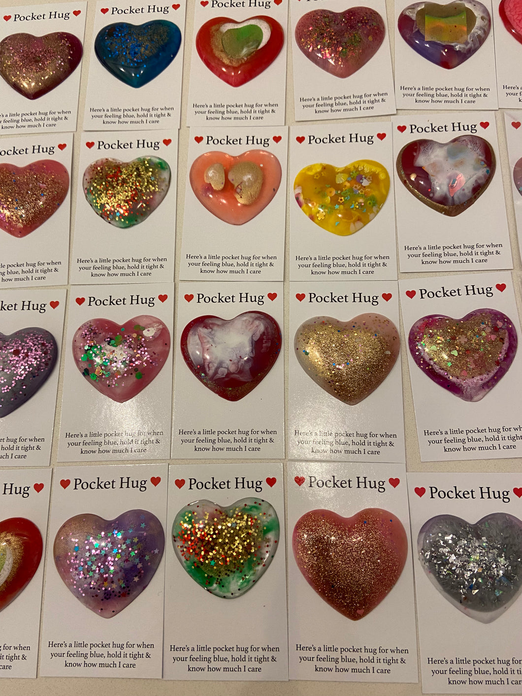 Resin Pocket Hugs