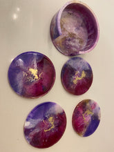 Load image into Gallery viewer, Resin Coasters &amp; Holder
