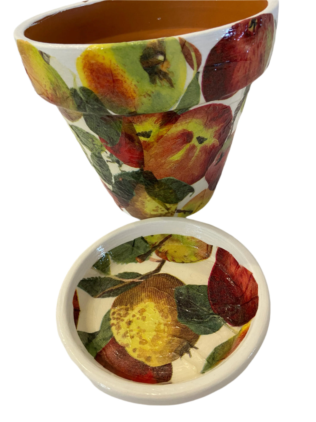 Decoupage Plant Pot
