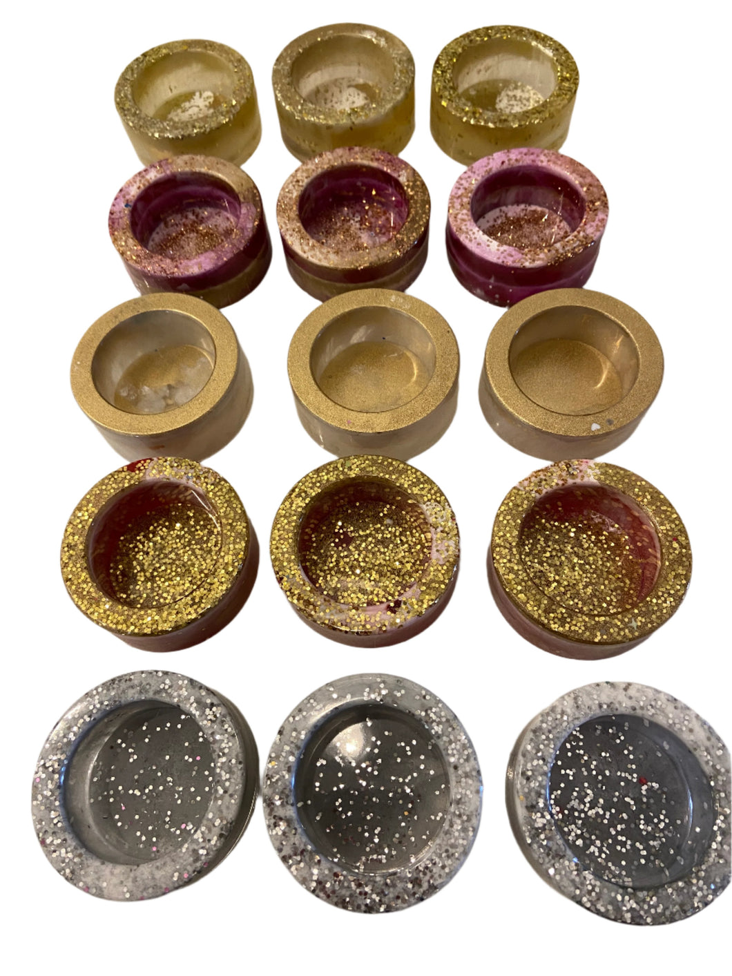 Resin Tealight Candle Holders