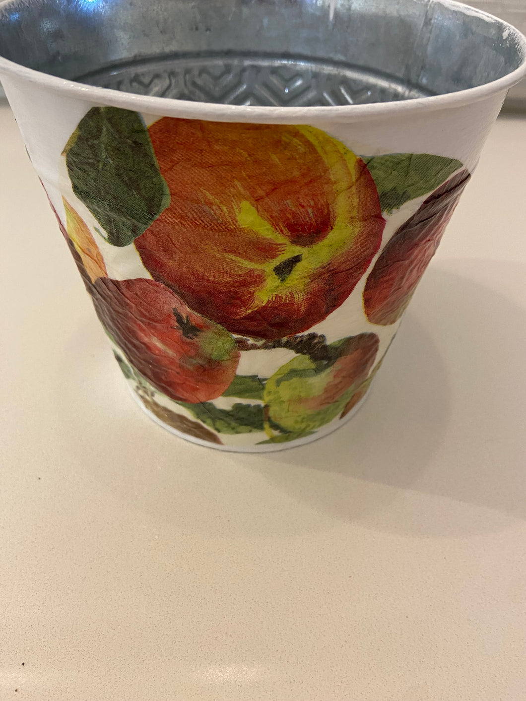 Decoupage Plant Pot