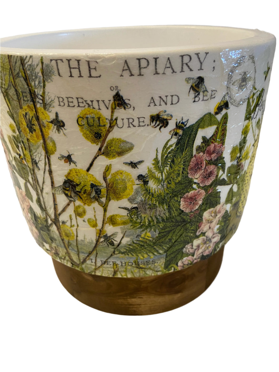 Decoupage Plant Pot