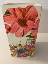 Load image into Gallery viewer, Decoupaged Glass Vase
