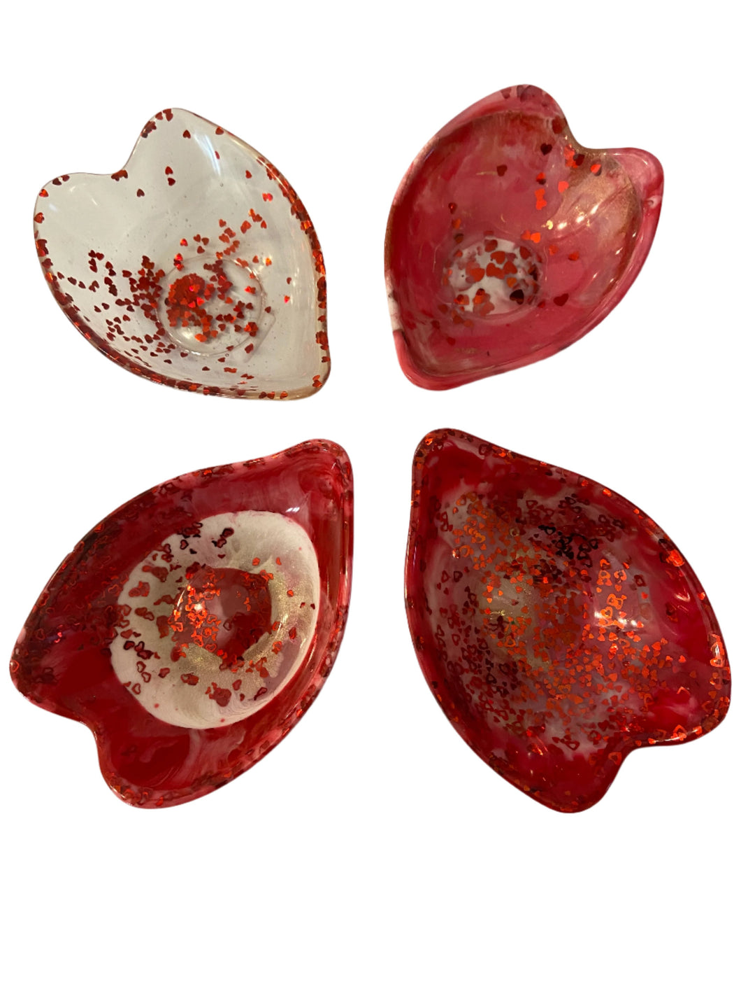 Resin Heart Dishes