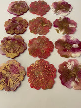 Load image into Gallery viewer, Resin Hibiscus Coasters
