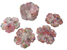 Load image into Gallery viewer, Resin Flower Coaster Set &amp; Holder
