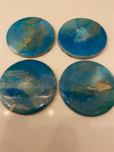 Load image into Gallery viewer, Resin &amp; Wood Coasters
