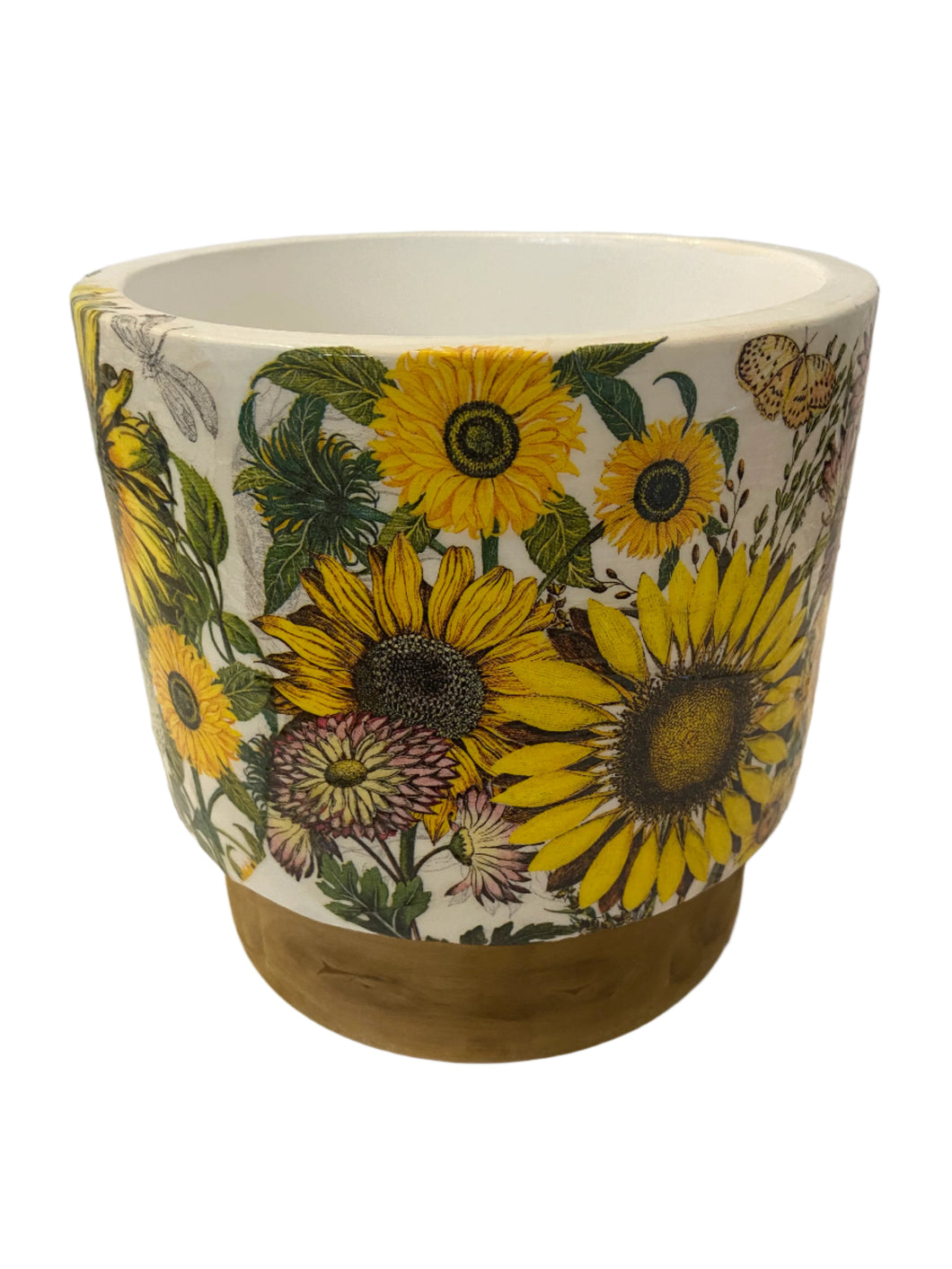 Decoupage Plant Pot
