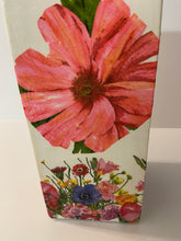 Load image into Gallery viewer, Decoupaged Glass Vase

