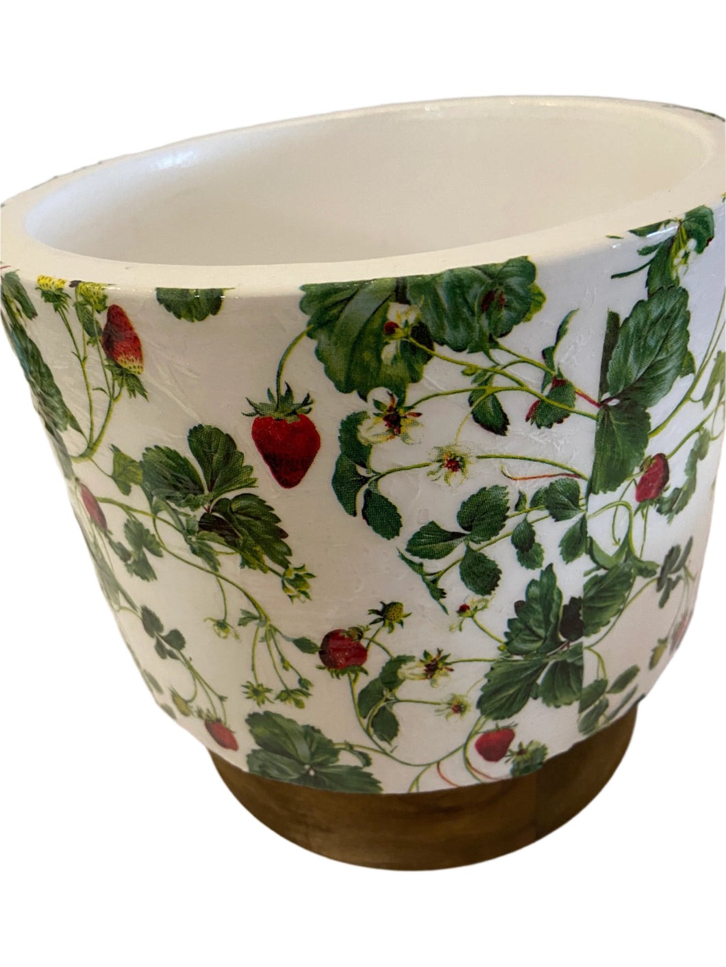 Decoupage Plant Pot