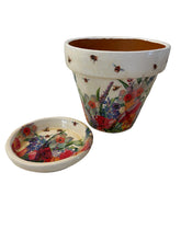 Load image into Gallery viewer, Decoupage Plant Pot
