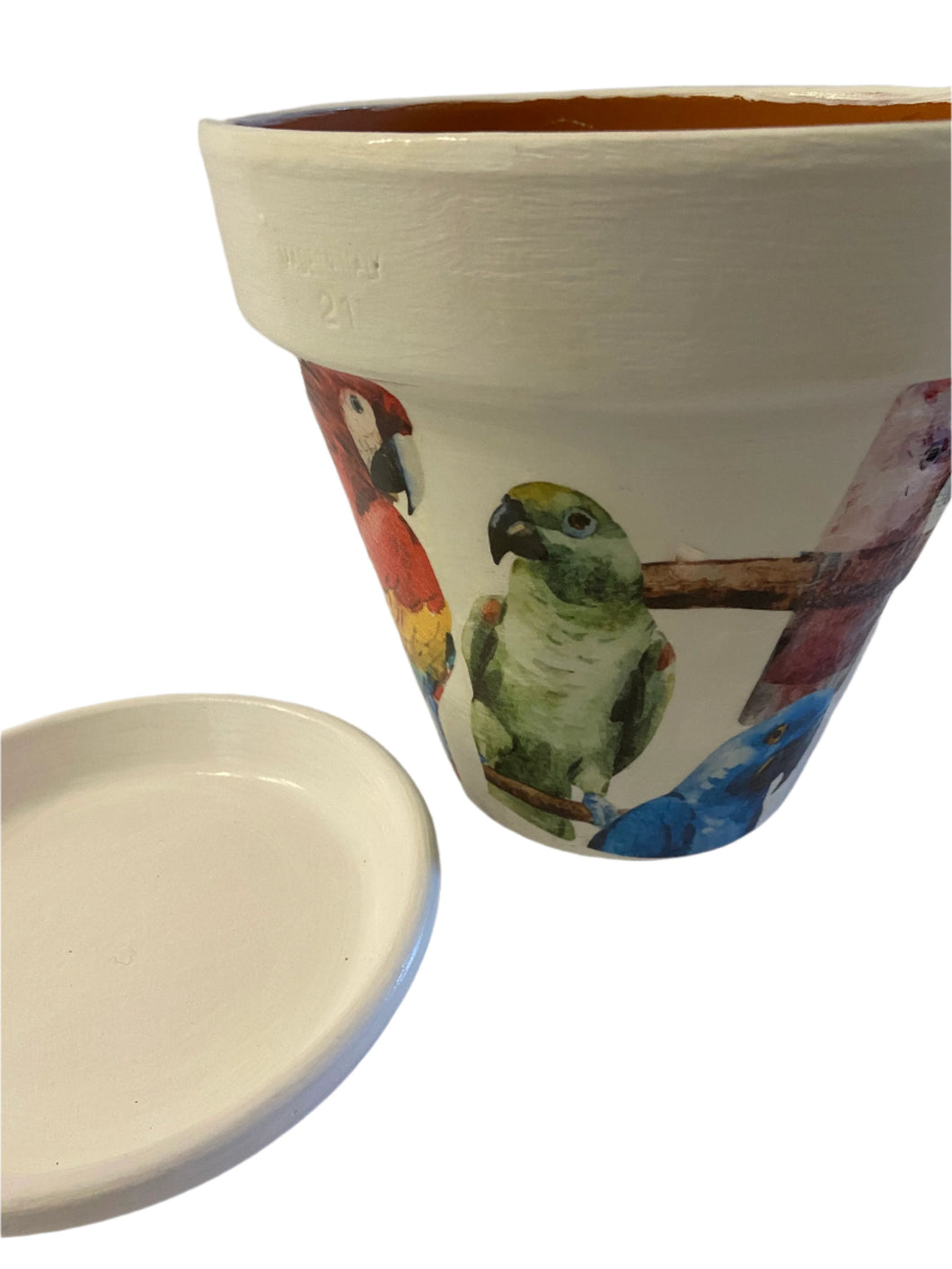 Decoupage Pot