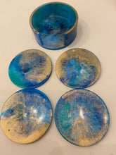 Load image into Gallery viewer, Resin Coasters &amp; Holder
