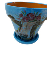 Load image into Gallery viewer, Decoupage Plant Pot
