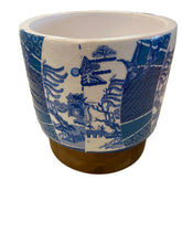 Load image into Gallery viewer, Decoupage Plant Pot
