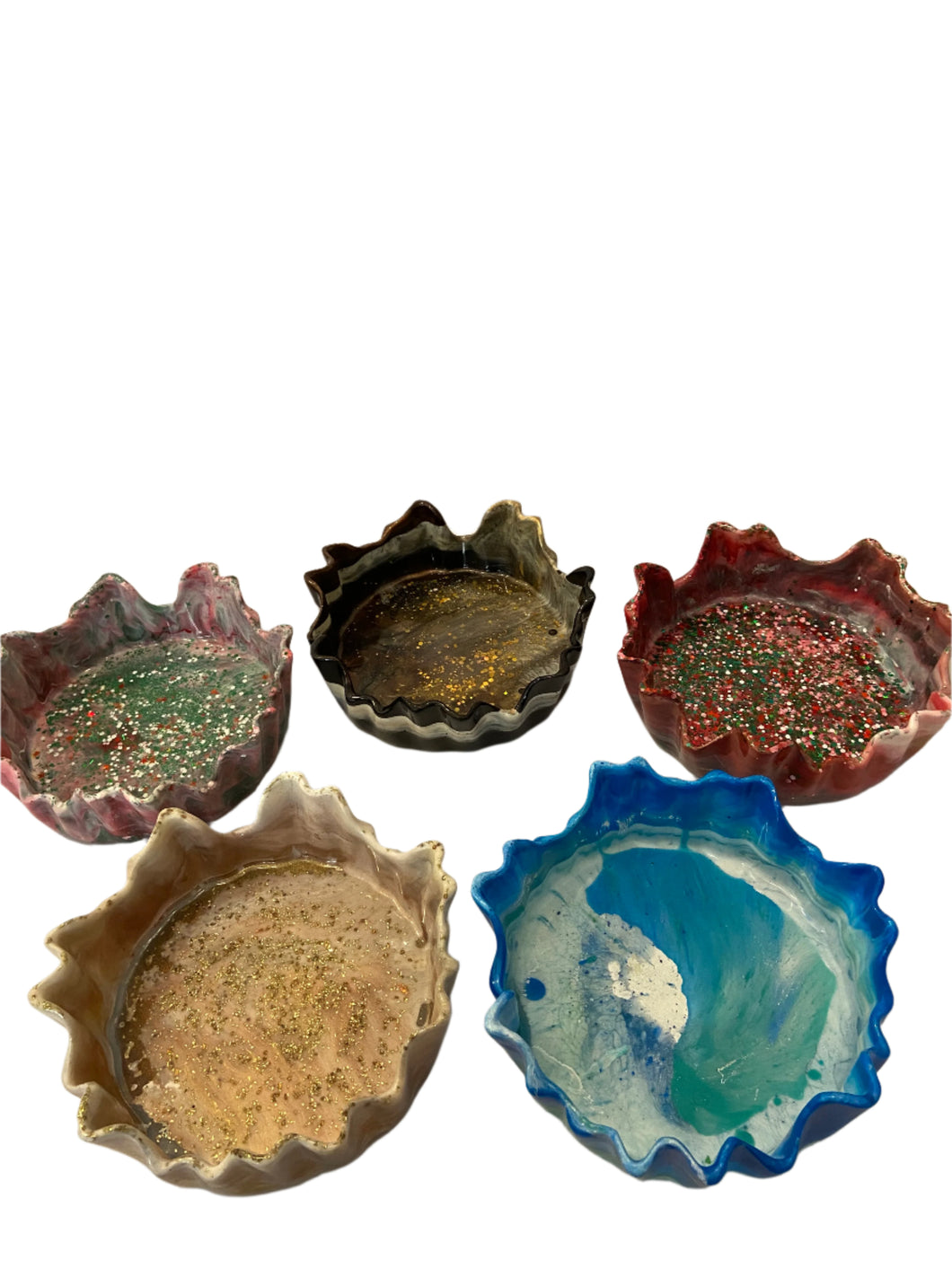Resin Fluted Bowls