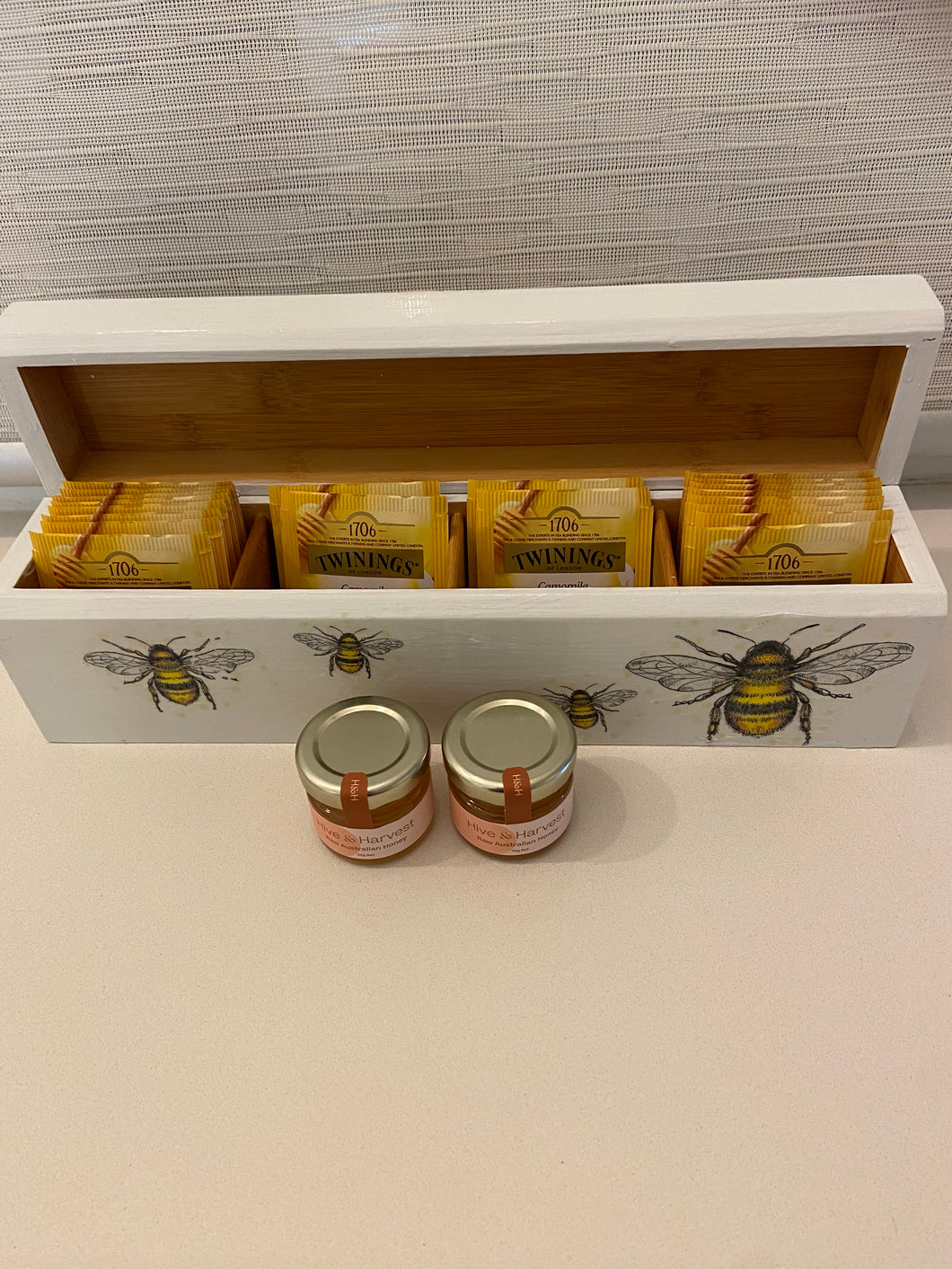 Decoupaged Wooden Tea Box