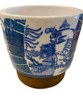 Load image into Gallery viewer, Decoupage Plant Pot
