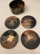 Load image into Gallery viewer, Resin Coasters &amp; Holder
