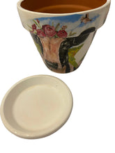 Load image into Gallery viewer, Decoupage Plant Pot
