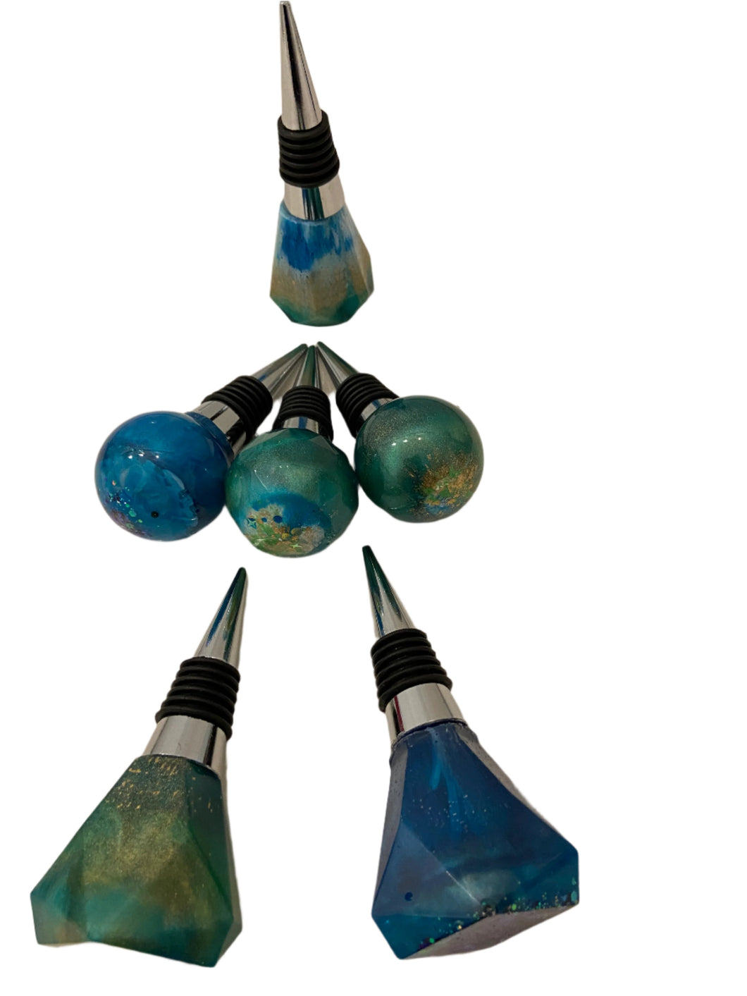 Resin Handled Wine Stoppers