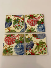 Load image into Gallery viewer, Christmas Ceramic &amp; Decoupage Coasters
