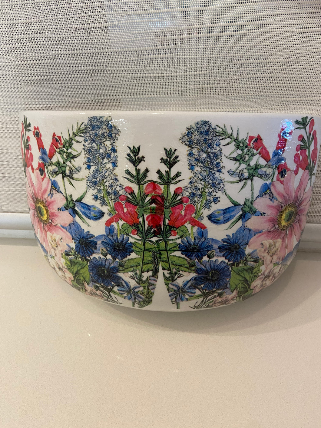 Decoupage Hanging Plant Pot