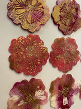 Load image into Gallery viewer, Resin Hibiscus Coasters
