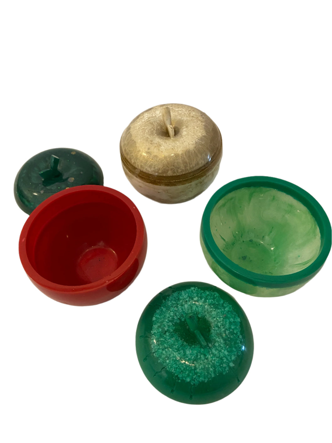 Resin Apple Containers